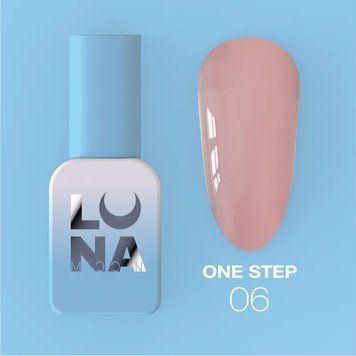 LUNA Однофазный гель-лак для педикюра One Step №6 8мл