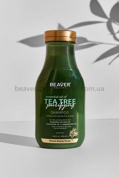 BEAVER Шампунь для жирного волосся з олією Чайного дерева 350 мл