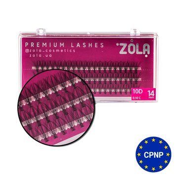 ZOLA Вії-пучки 10D 14 mm