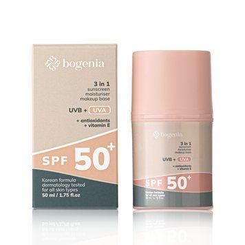 BogeniaСонцезахисний крем для обличчя SPF 50+ BG422 001