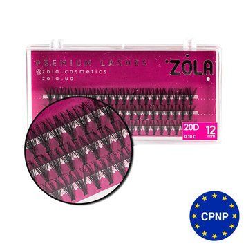 ZOLA Вії-пучки 20D 12 mm