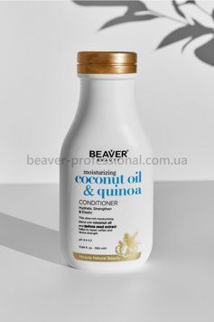 BEAVER Розглажуючий кондиціонер для сухого і неслухняного волосся з кокосовою олією 350 мл