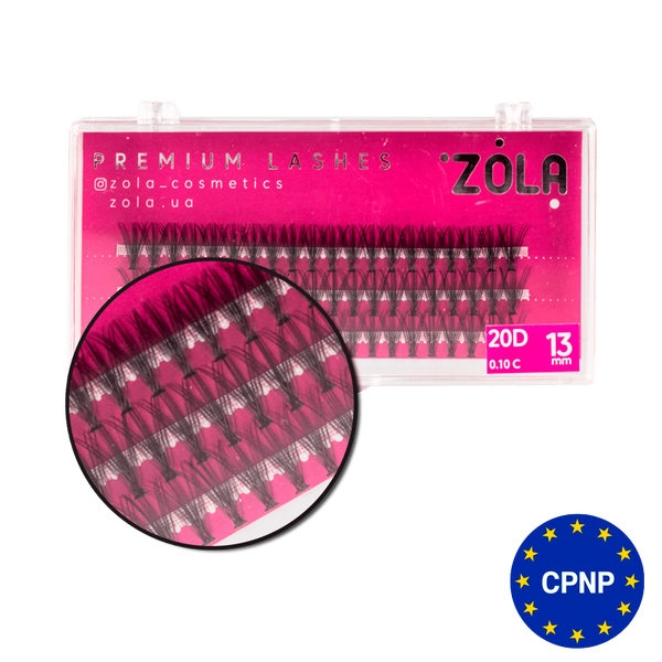 ZOLA Вії-пучки 20D 13 mm