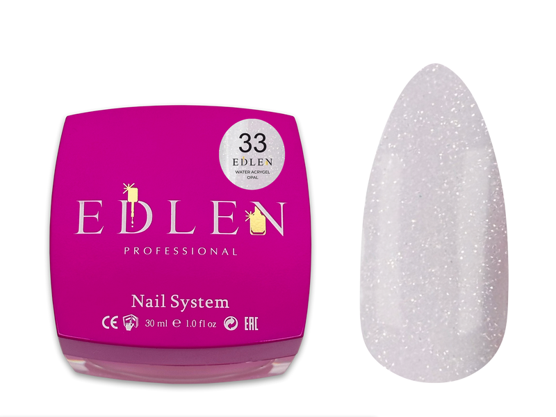 Рідкий акригель Edlen Water Acrygel Opal №33, 9 мл