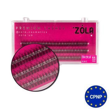 ZOLA Вії-пучки Birdtail 11 mm