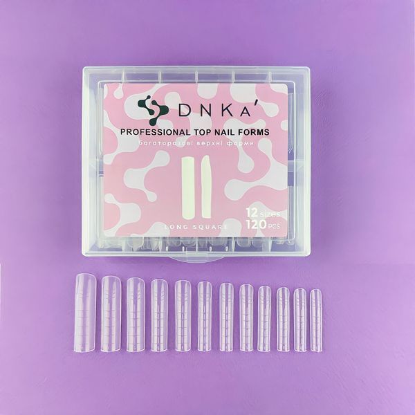 DNKa Top Nail Forms Long Square 120 pcs