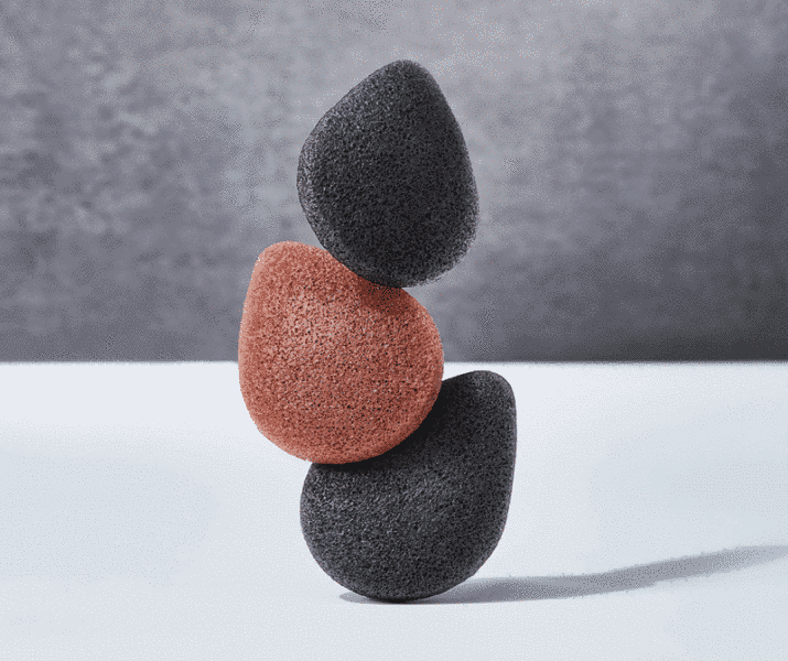 Спонж конняку з вулканічним попелом Purito Seoul Jeju Volcanic Scoria Konjac Sponge