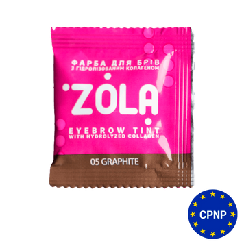 ZOLA Фарба для брів в саше з колагеном 05 Graphite