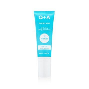 Зволожуючий сонцезахисний крем для обличчя Q+A Squalane Hydrating Daily Sunscreen 50 ml