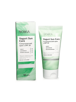 SOIKA Крем д/обл. сонцезах. з SPF30 та пребіот. комплексом Yogurtene Balance, 50 мл