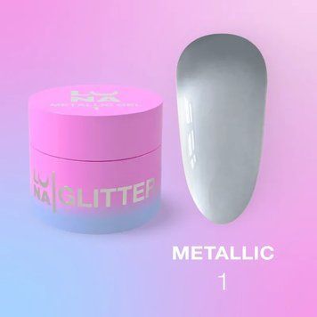 LUNA Гель-фарба для нігтів Metallic Gel №1 5 ml