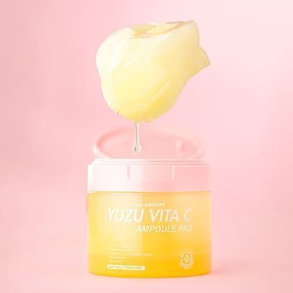 LALARECIPE Yuzu Vita C Ampoule Pad Освітлюючі пади з екстрактом юдзу та вітаміном С 80 шт
