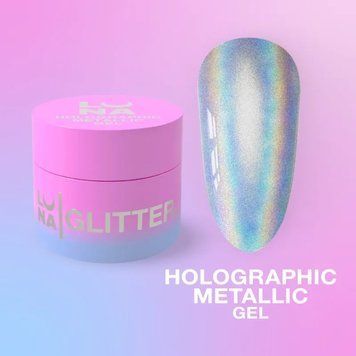 LUNA Гель-фарба для нігтів Holographic Metallic Gel 5 ml