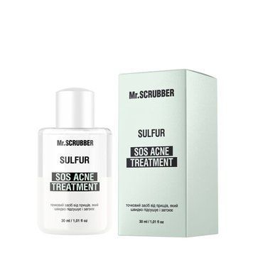 Mr. Scrubber Точковий засіб від прищів SOS Acne Treatment Sulfur 30 мл