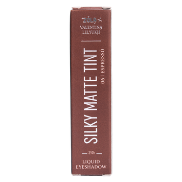 ZOLA & Valentina Lelyukh Рідкі тіні для повік Silky Matte Tint 06 Espresso